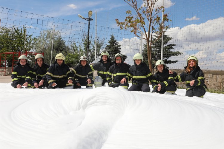 Nevşehir'de cezaevi personeline itfaiyeden eğitim -