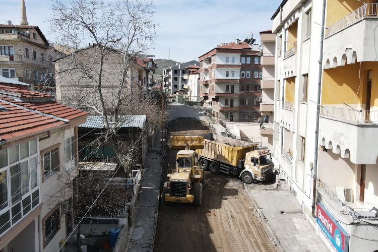 Nevşehir'de yol çalışmaları başladı -