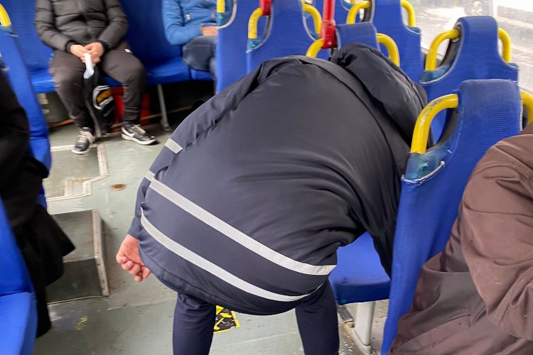 Nevşehir'de zabıta özel halk otobüslerini denetledi -