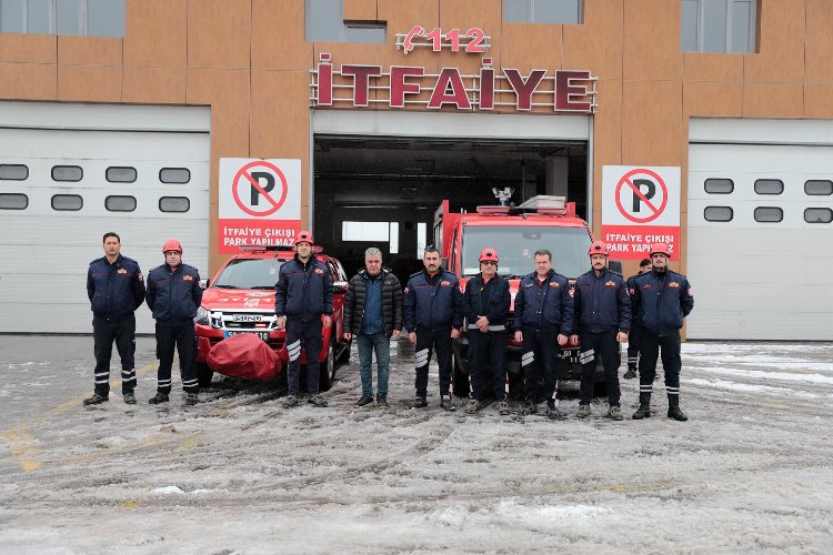 Nevşehir Belediyesi ekipleri deprem bölgesinde -