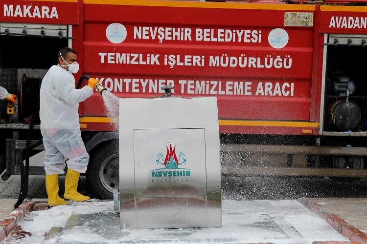 Nevşehir Belediyesi'nden dezenfeksiyon çalışması -