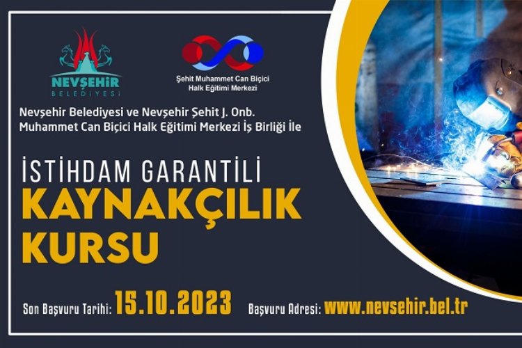 Nevşehir Belediyesi'nden istihdam garantili kurs -