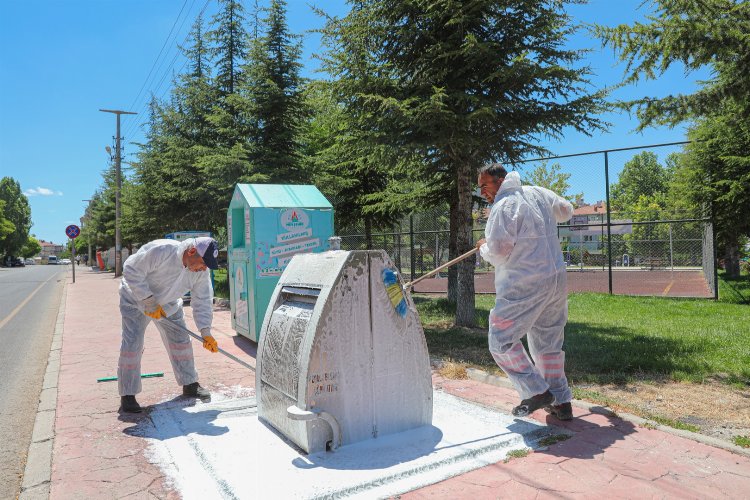Nevşehir Belediyesi'nden 'konteynır' mesaisi -