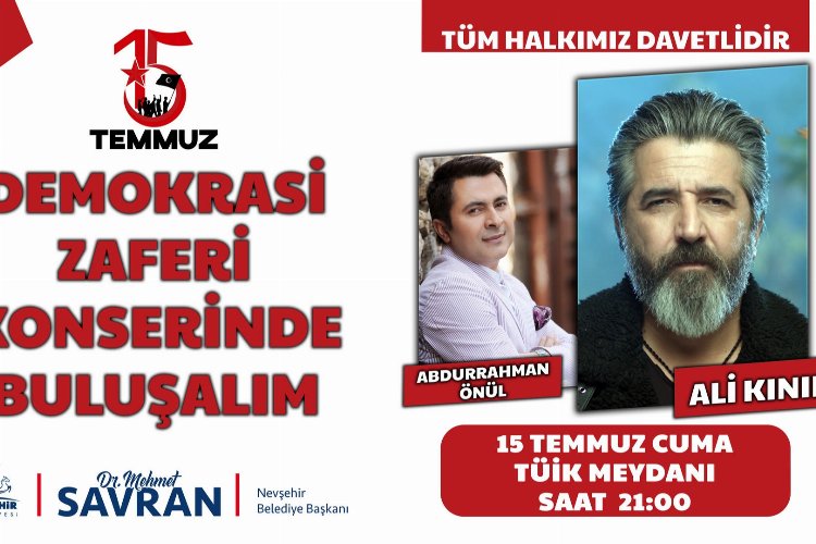 Nevşehir Belediyesi'nden 'zafer' konseri -