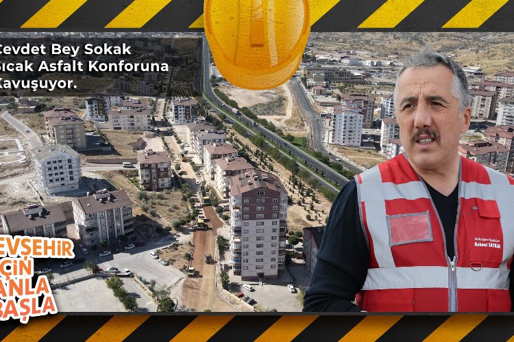 Nevşehir Belediyesi'nin üst yapı çalışması sürüyor -
