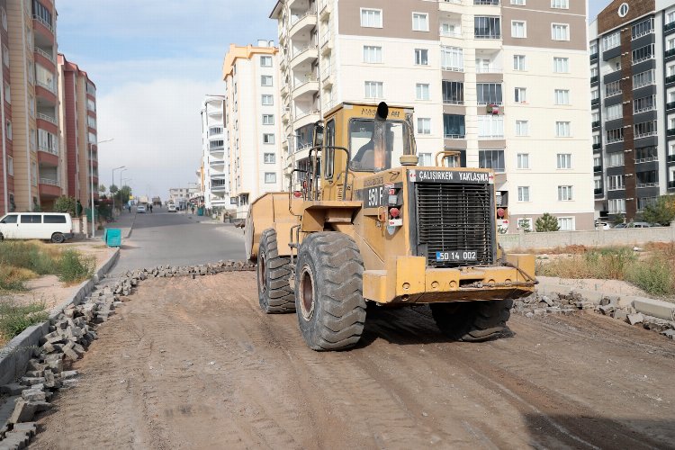 Nevşehir Cevher Dudayev'de asfalt çalışması -