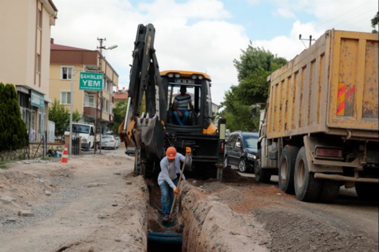 Nevşehir'de alt yapı çalışmaları tam gaz -