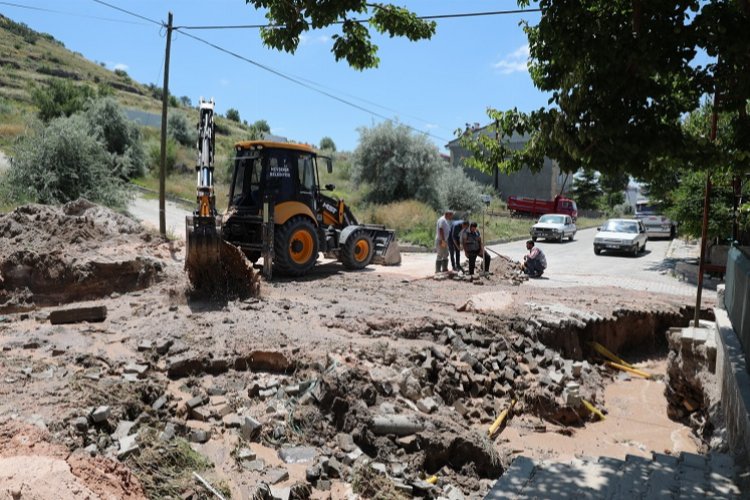 Nevşehir'de alt yapı çalışması -