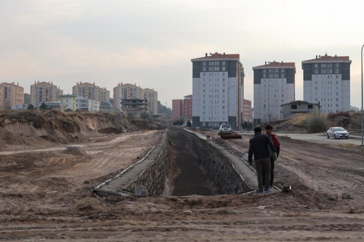 Nevşehir'de dere ıslah çalışmaları sona eriyor -