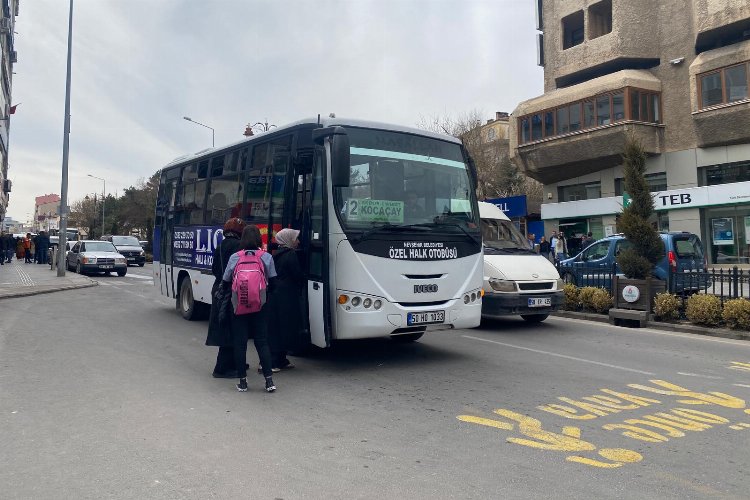Nevşehir'de halk otobüs seferlerine düzenleme -