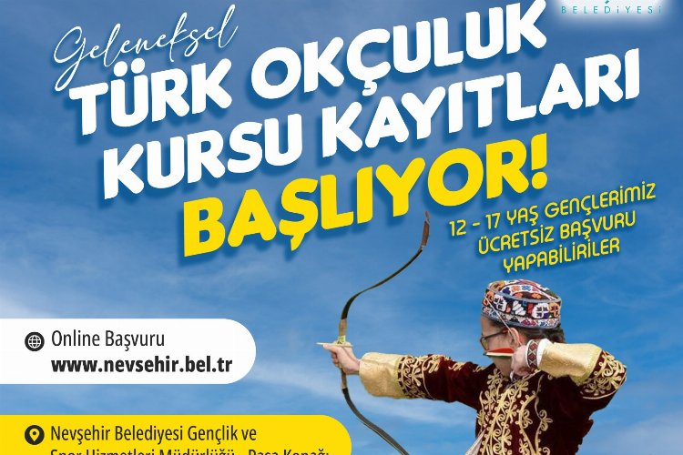Nevşehir'de ok meraklıları için kurs -