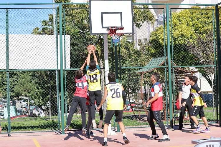 Nevşehir'de sokak basketbolunda yarı final heyecanı -