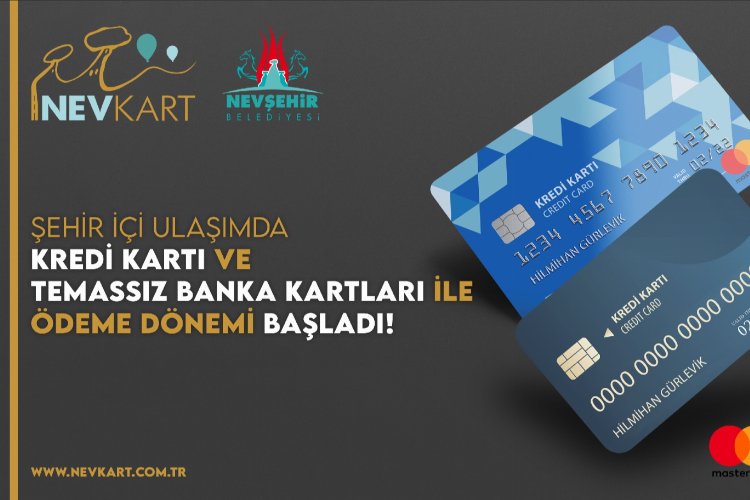 Nevşehir'de toplu ulaşımda kredi kartı dönemi -