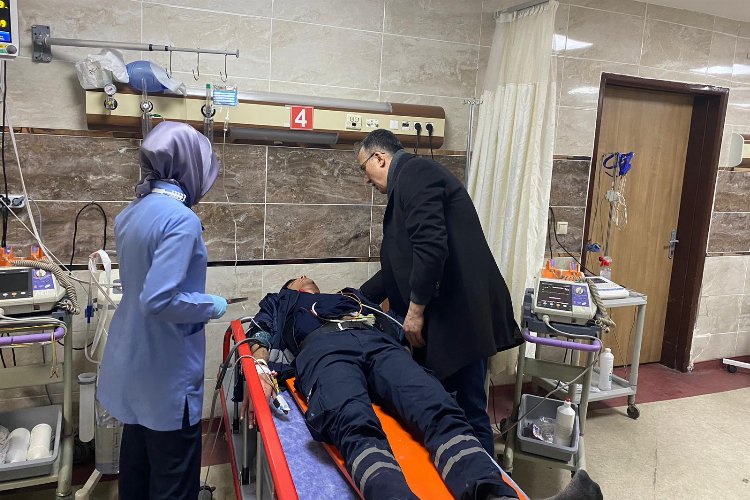 Nevşehir'deki yangında itfaiye yaralandı -