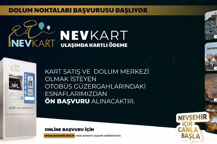 Nevşehir esnafına NEVKART fırsatı -