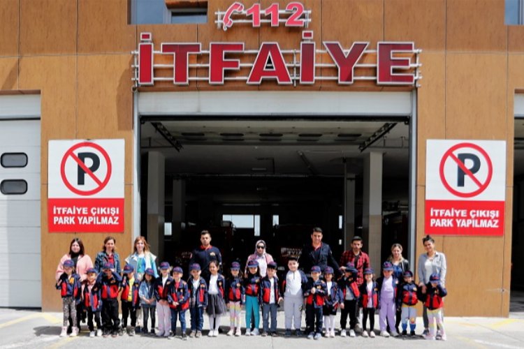 Nevşehir itfaiyesinden öğrencilere eğitim -