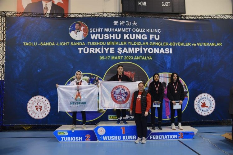 Nevşehirli sporculardan Wushu Kung Fu başarısı -