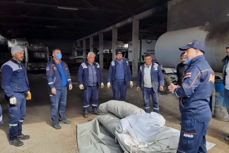 Niğde'de AFAD olası afete karşı eğitim verdi -