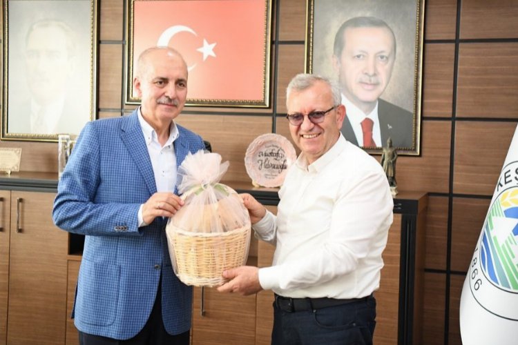 Numan Kurtulmuş, Filistin'e yönelik saldırıları Keşan'dan lanetledi -