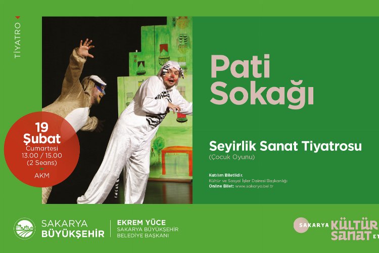 Çocuklar hafta sonu Sakarya'da tiyatro oyununda buluşacak -