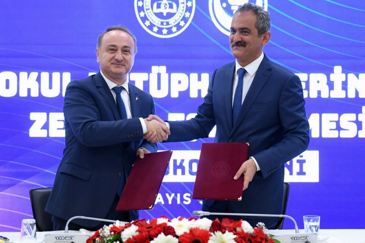 Okul kütüphaneleri zenginleşiyor -