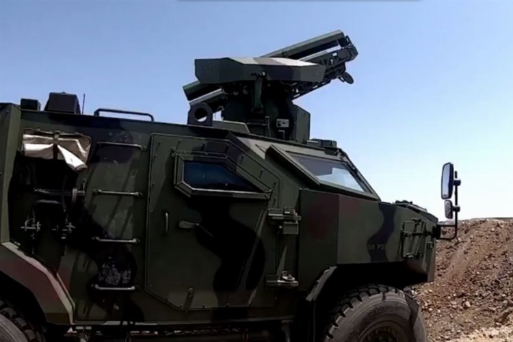 OMTAS Kuleli Zırhlı Tanksavar Aracı envanterde -
