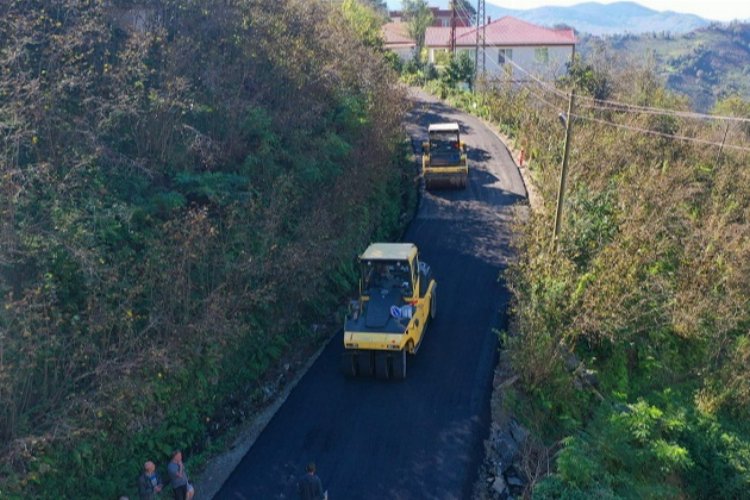 Ordu Büyükşehir'den asfalt mesaisi -