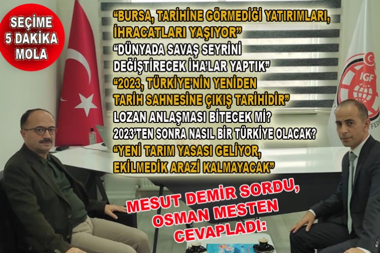 Osman Mesten’ten tarihi açıklamalar: “2023, Türkiye’nin yeniden tarih sahnesine çıkış tarihidir” -