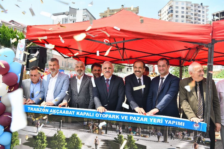 Otopark ve pazar yeri temeli atıldı -
