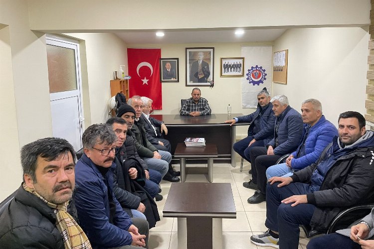 Özçelik-İş yönetimi İskenderun'da üyelerle buluştu -