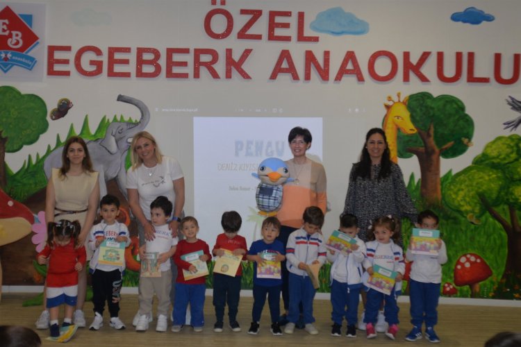 Pengu'nun yazarı Bursalı miniklerle buluştu -