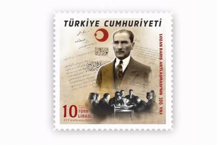 PTT'den Lozan'ın 100. yıl anısına özel pul -