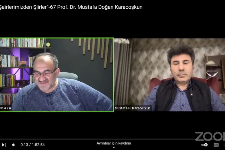 Rektör Karacoşkun, “Zirve Şairlerimizden Şiirler” programına konuk oldu -