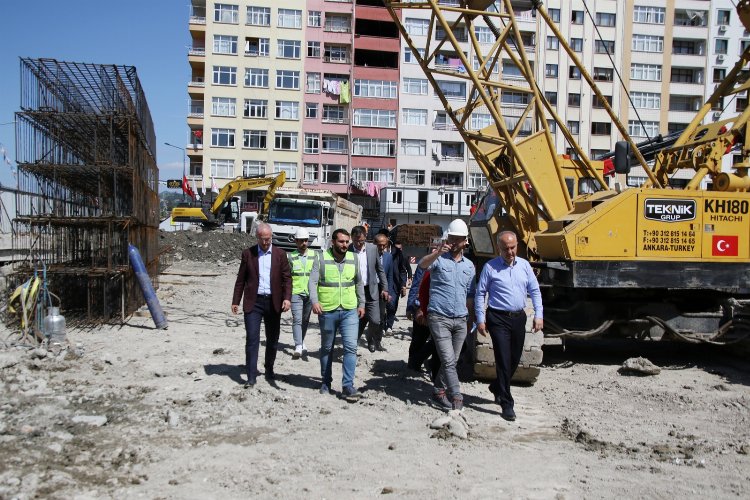 Rize'de kentsel dönüşüm saha çalışmaları incelendi -