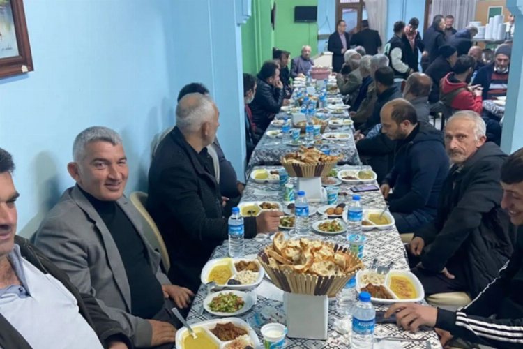 Rize Kalkandere’deki iftar yemeğinde buluştular! -