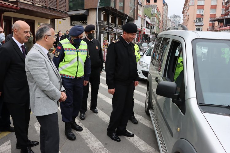 Rize Valisi Çeber’den, “Bayramınız Kemerli Olsun” denetimi -