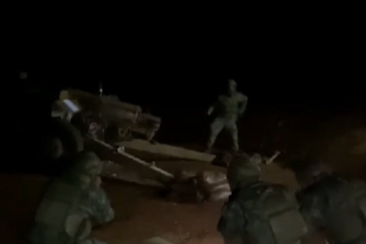 Roketatar saldırısına böyle karşılık verildi -
