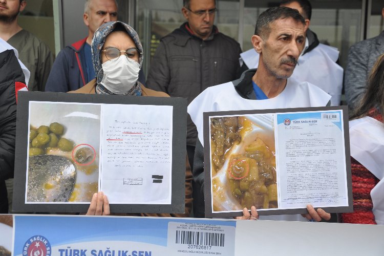 Sağlıkçılardan yemek isyanı! Sağlıklı yemek çalışanların da hakkı! -