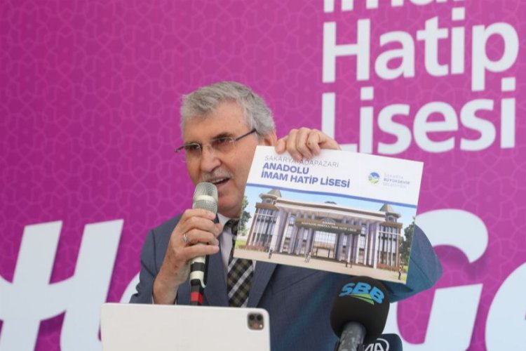 Sakarya'da 48 derslikli yeni İmam Hatip Lisesi yükseliyor -