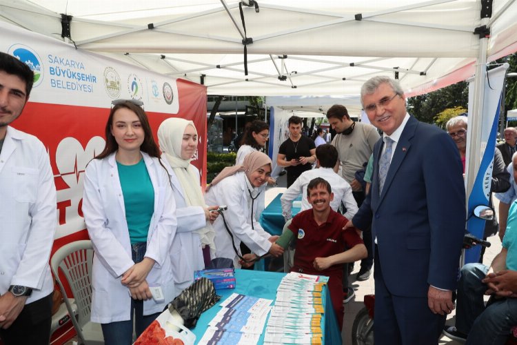 Sakarya'da sokakta sağlık var -