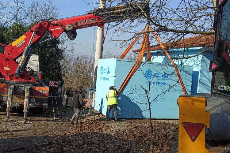 Sakarya Geyve'de 3 mahalleye içme suyu deposu -