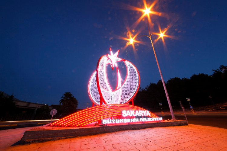 Sakarya Köprülü Kavşağı son haliyle ışıl ışıl -