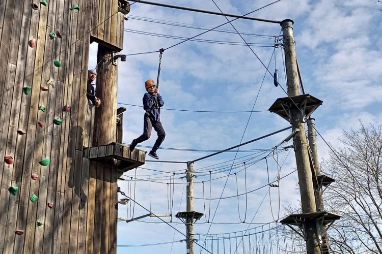 Sakarya Macera Parkına 450 öğrenci misafir oldu -