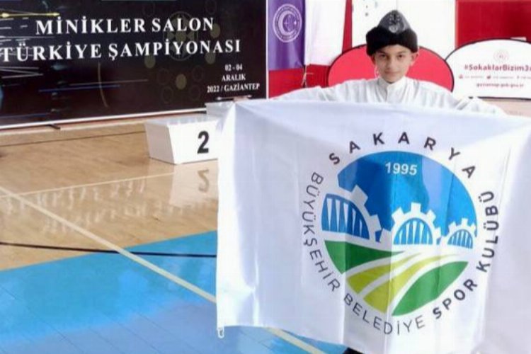 Sakarya'nın minik sporcusu Türkiye 3’ncüsü oldu -