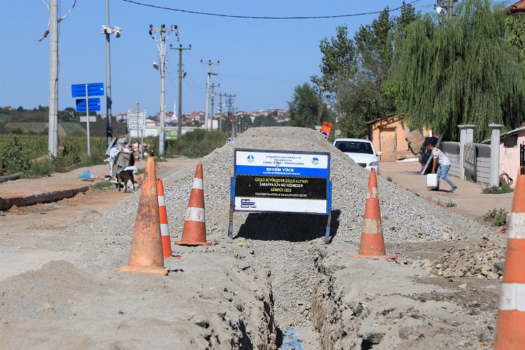 Sakarya Söğütlü'de içmesuyu hattı yenileniyor -