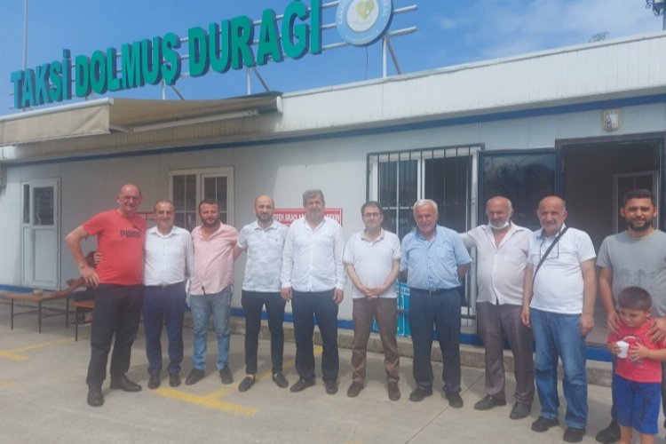 Saltuk Deniz taksi-dolmuş esnafını ziyaret etti -