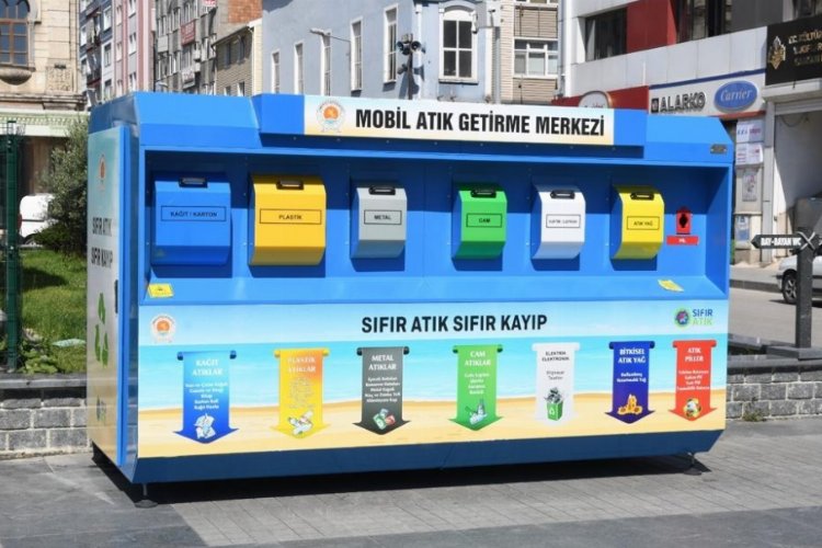 Samsun’a mobil atık getirme merkezi -