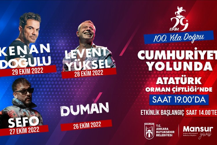 Sefo, Levent Yüksel ve Kenan Doğulu, 29 Ekim'de coşturacak -