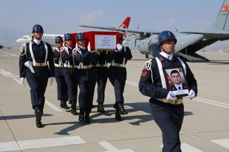 Şehit Uzman Çavuş naaşı Kahramanmaraş'a getirildi -