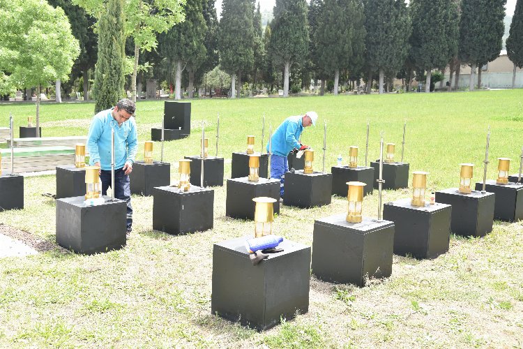 Soma Maden Şehitliği'nde çalışmalara devam -